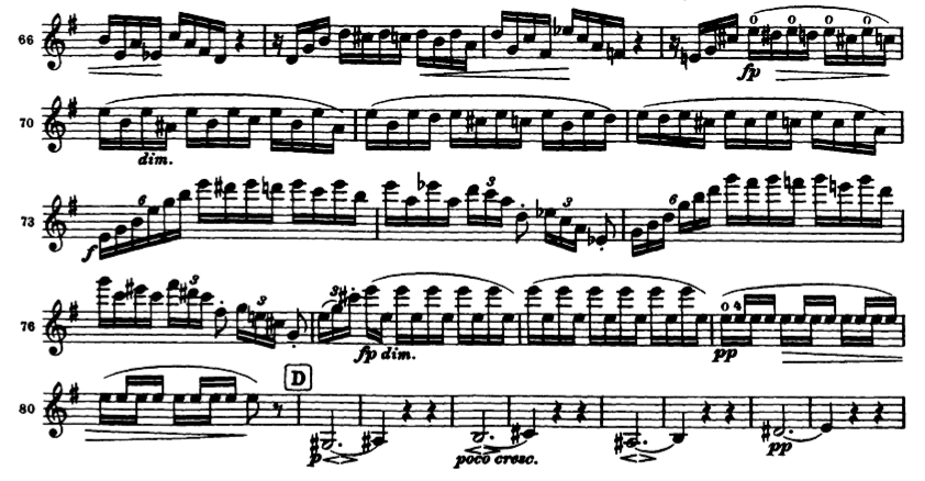 Orchestral excerpts violin clearance