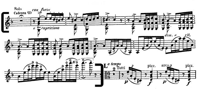 Rimsky-Korsakov Cappricio Espangol violin excerpt mvt IV