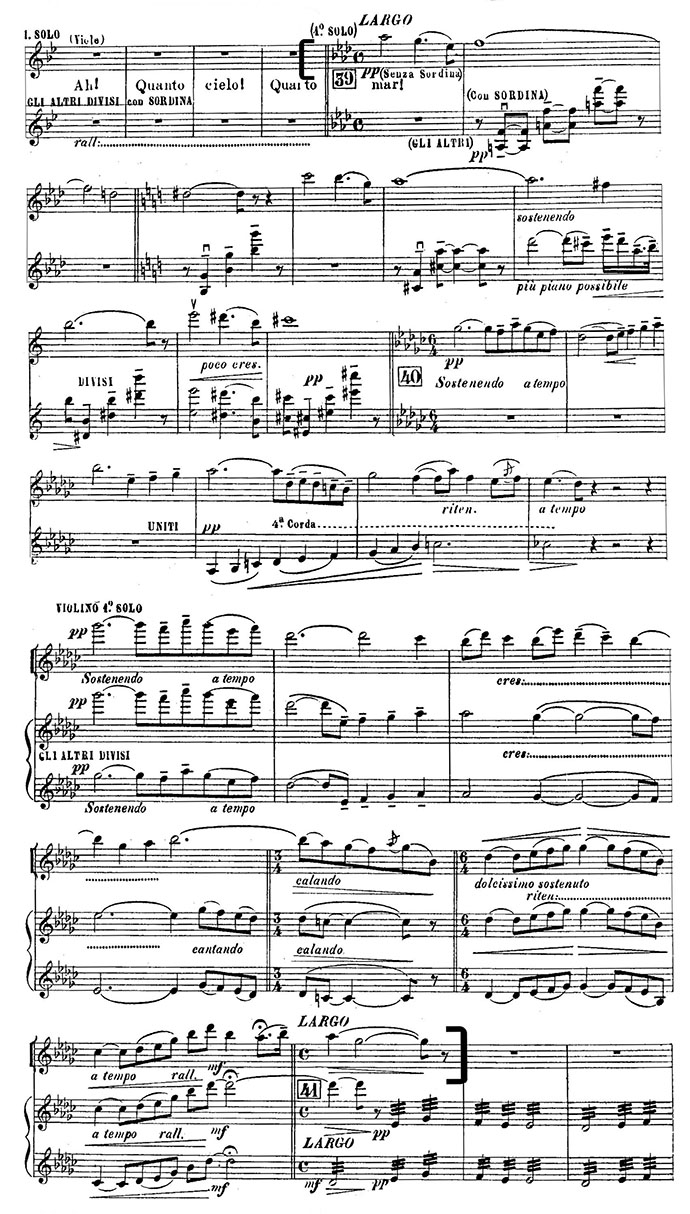 Puccini Madama Butterfly violin excerpt
