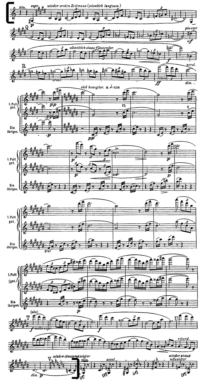 Salome solo violin opera excerpt